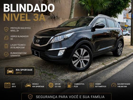 KIA SPORTAGE 2.0 EX 4X2 16V FLEX 4P AUTOMÁTICO